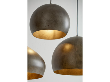 MATERIA - Steel pendant lamp by Aldo Bernardi - view 3